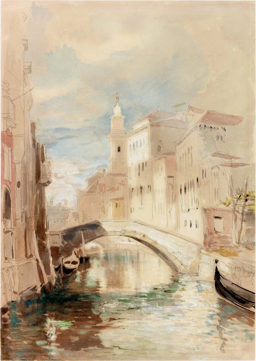 Ponte su un canale a Venezia